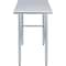 Amgood 30 in. x 30 in. Open Base Stainless Steel Metal Table WT-3030-RCB-Z - alternate 7